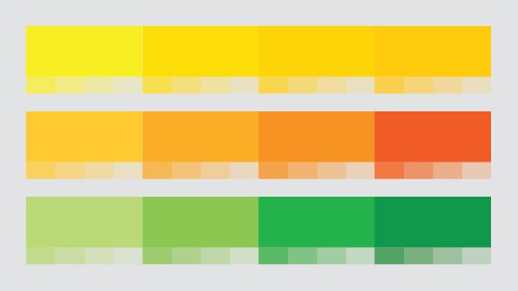 Paleta de cores desenvolvida para a Konceito Casa Design